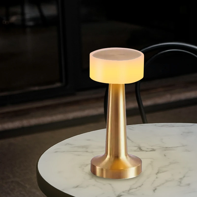 Nordic Modern Luxury Christmas Decorations Light Rechargeable Restaurant Table Lamps Home Decor Bedside Lamp LED Battery 80 200