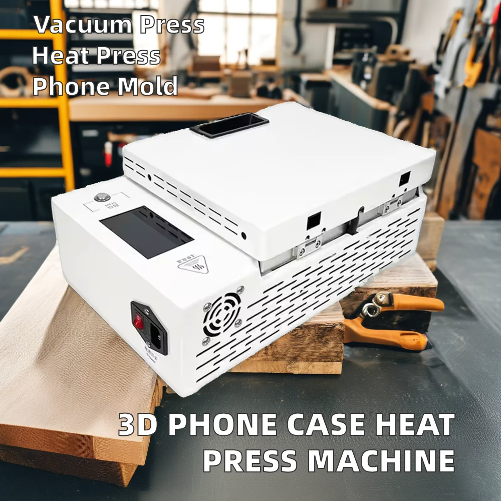 Mini 3D Sublimation Vacuum Heat Press Machine for DIY PET Adhesive Sticker & Phone Case Printing Mobile Phone Cases in Stock