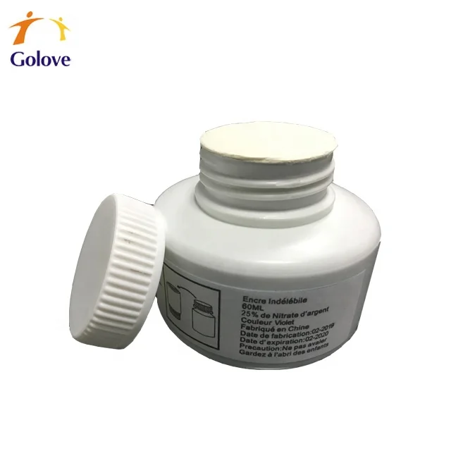 Non-washable purple voting ink 20% silver nitrate