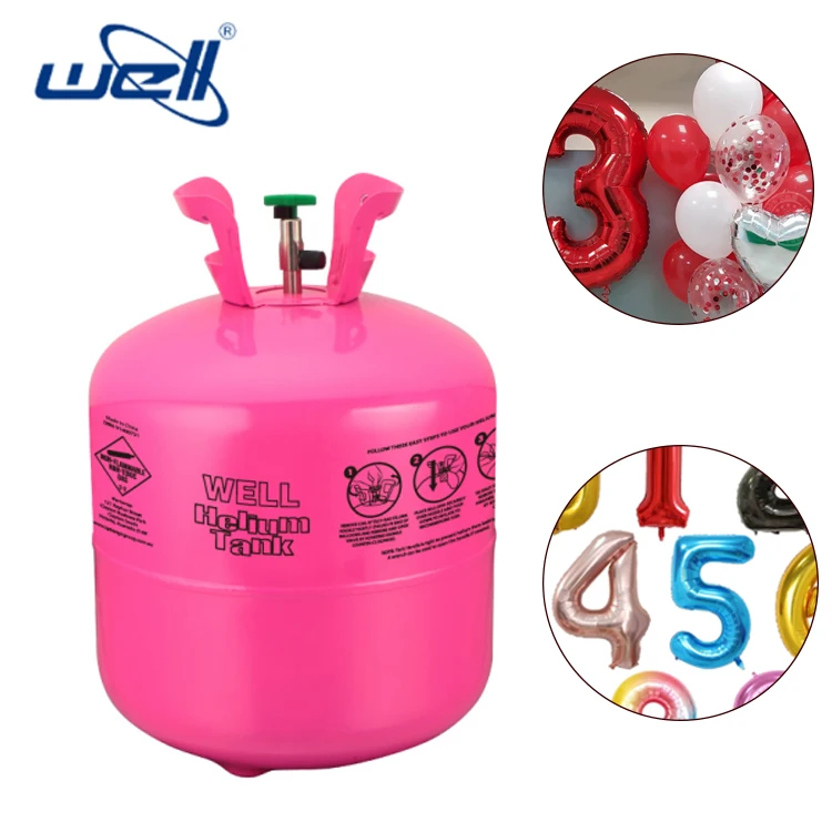 22.4L Empty Tanks Christmas Party Disposable Helium Gas Cylinder helium balloon gas tank
