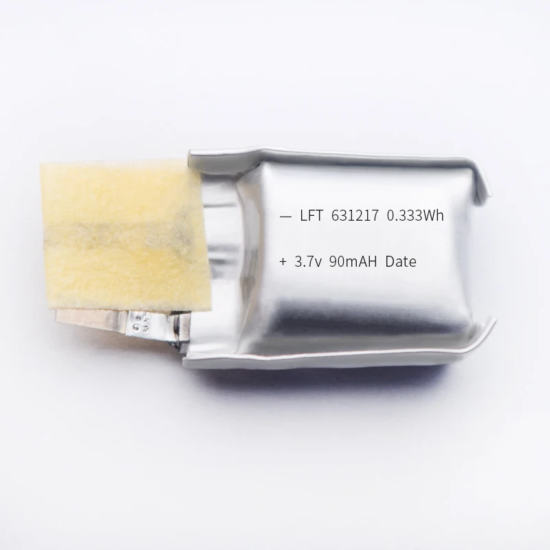Rechargeable battery small size e-cigaret 90mah battery 10C 3.7V 631217 651217 701217