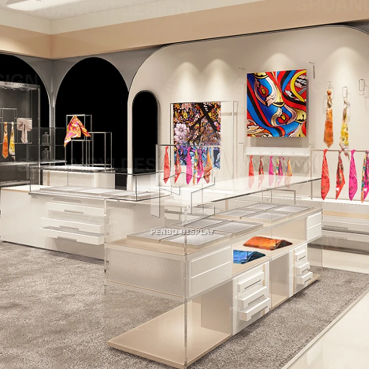 Ювелирный магазин фурнитура Женские аксессуары витрина деревянная Ювелирная мебель