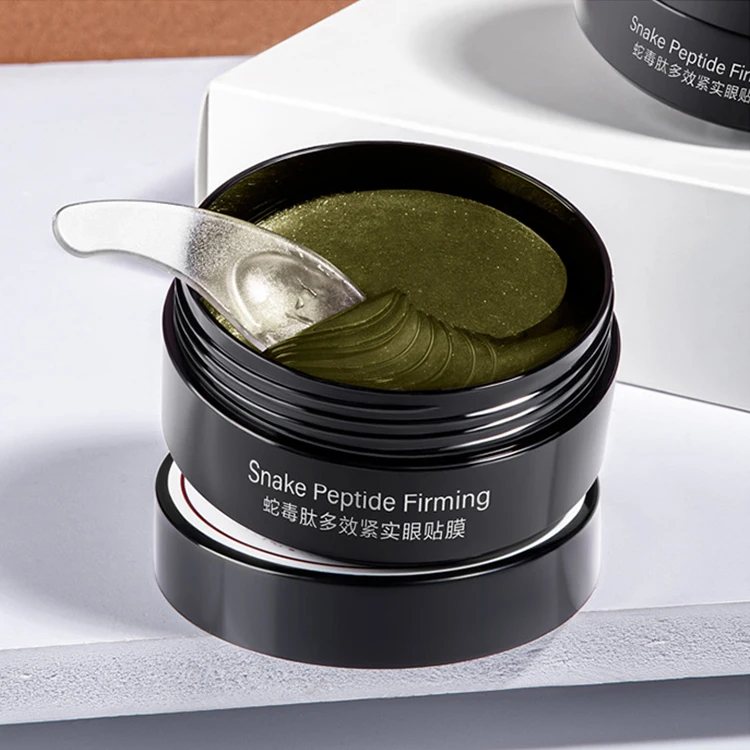 OEM Private Label skin care snake venom peptide firm remove dark circles remove eye bags fade lines moisturizing eye mask