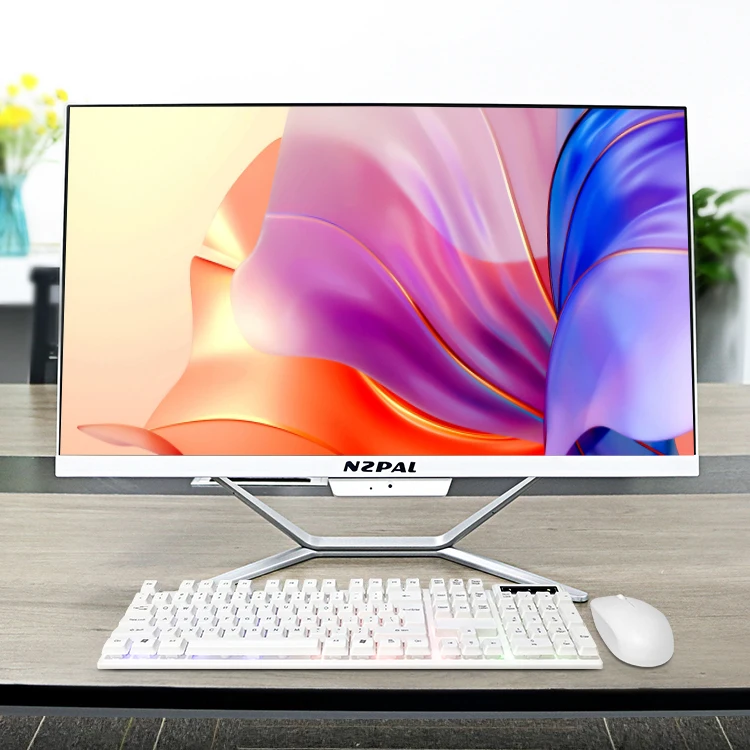 2024 New Selling Gaming Desktop Computer 24 inch in All-in-one PC i7 i5 i3 AIO Business Gamer Monoblock 2K