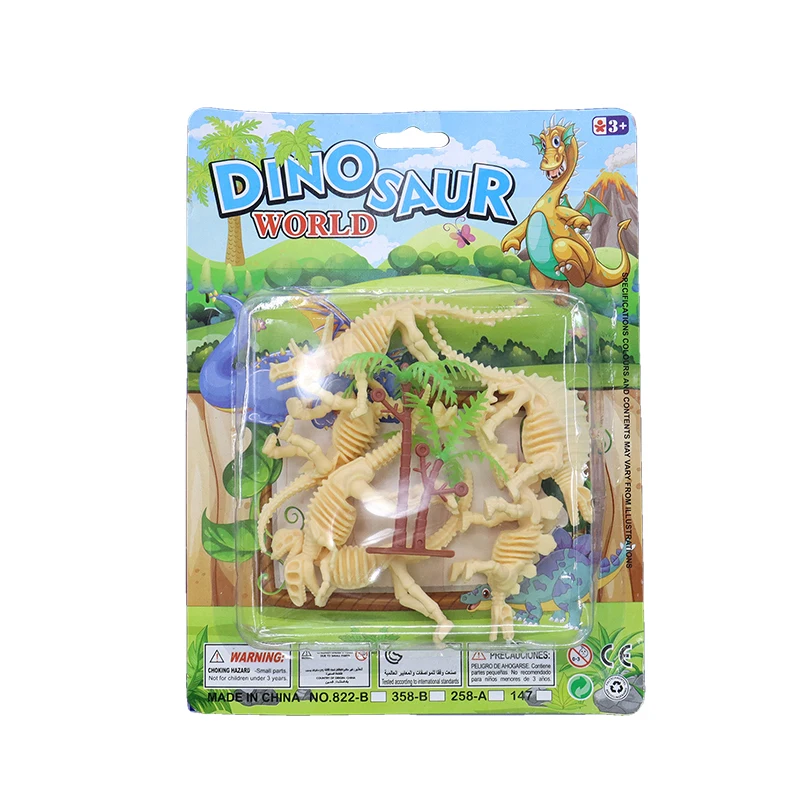 Dinosaurs Mold Plastic Cube Inflatable Bounce Animal Jump Horse China Baby Educational Craft Dozen Dinosaur Egg Puzzle Kid Toy
