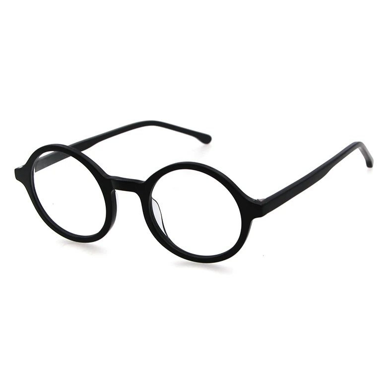 Fashion glasses Italian design round frame kacamata murah ladies lunettes acetate