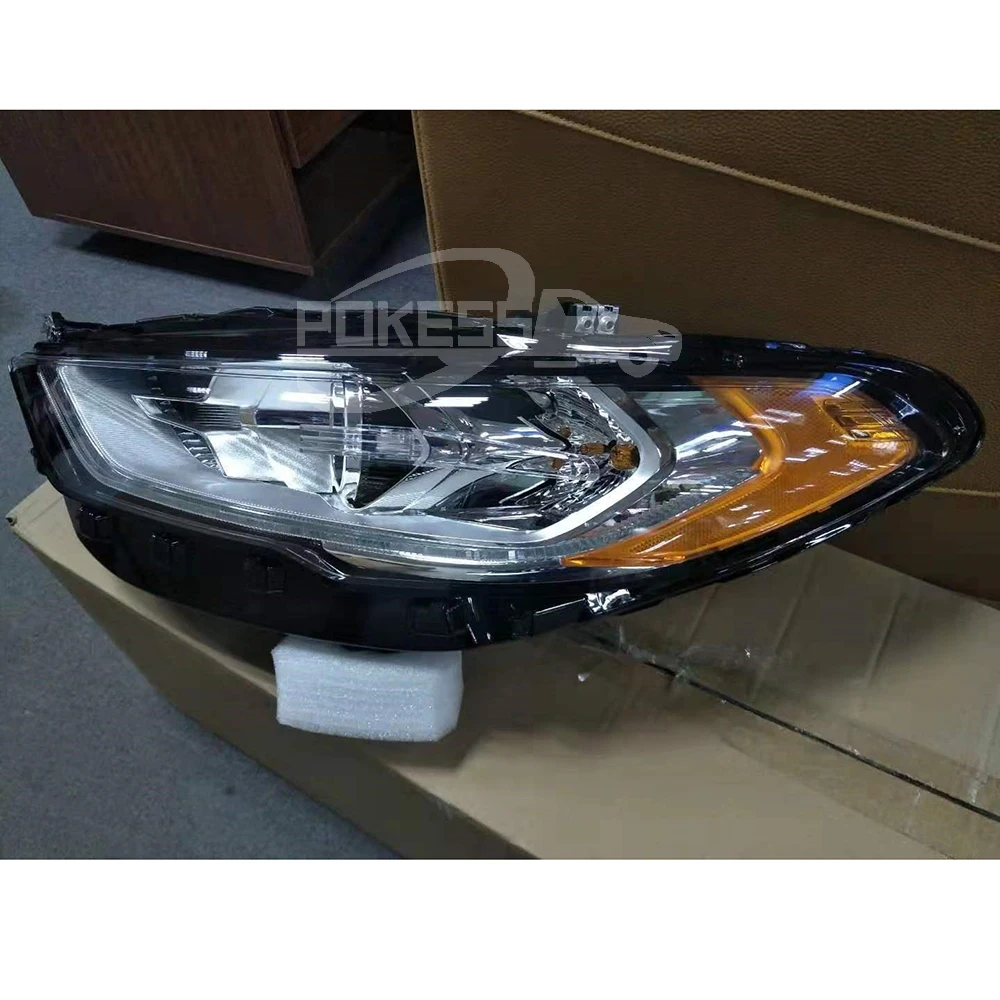 For Ford Mondeo Headlights Scheinwerfer HS7Z13008E HS7313W030AH Headlight Headlamp for Ford Fusion 2017-2019