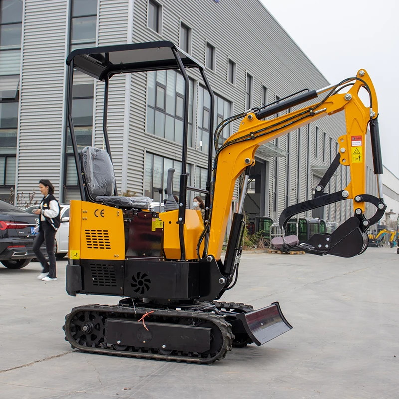 Free Shipping Chassis Width 930mm Mini 1.2t Small Digger CE EPA Euro5 China Wholesale Compact Mini Excavator