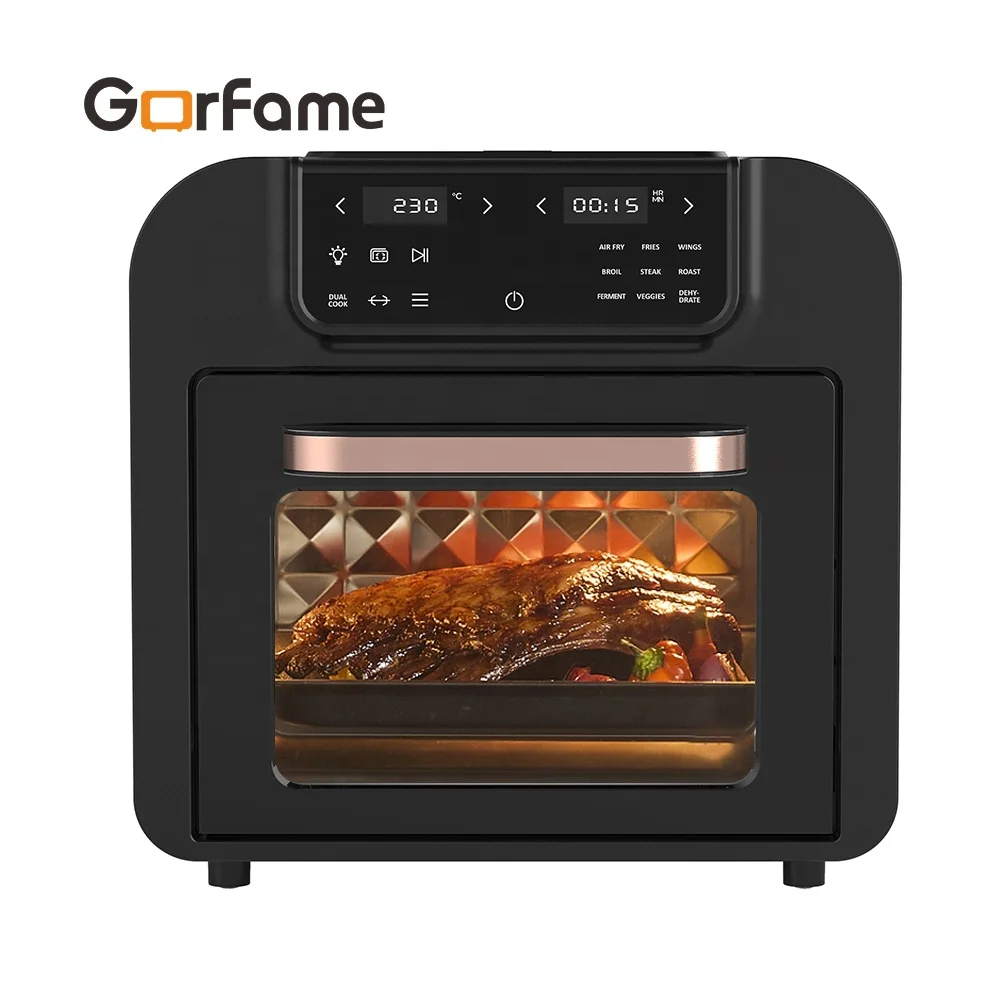 16L Luxury Horno Freidora de Aire 10 Smart Menus Modern Kitchen Countertop Electric Air Fryer Oven