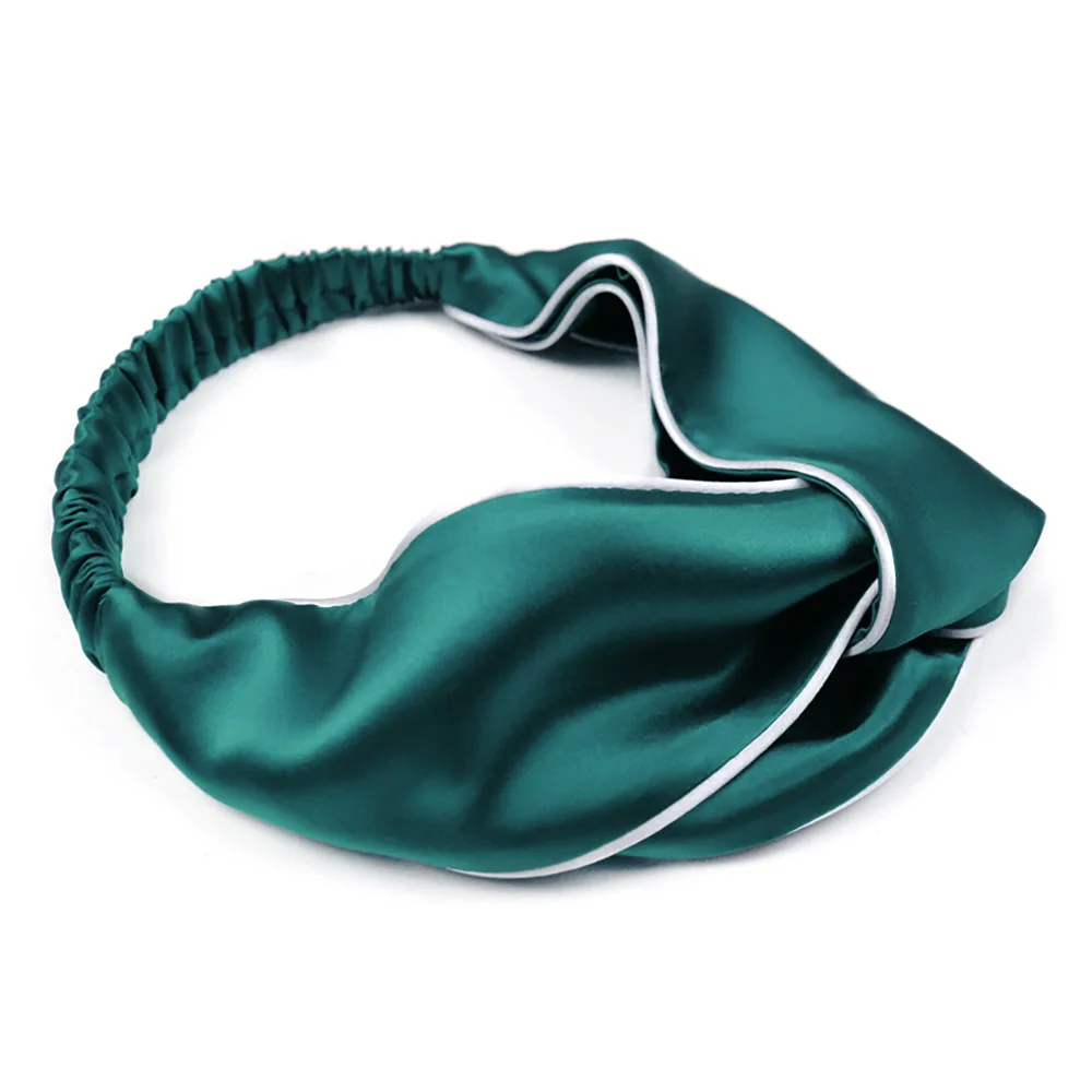 Hot Sale Luxury Accessories Bow Elastic Ties Women ponytail Silk Scarunchies Head Hair Band for womens