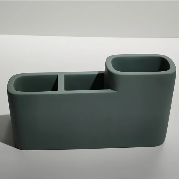 Wholesale Resin Office Desk Organizer 4 Slot Remote Control Holder Desktop Storage Box Pen Holders