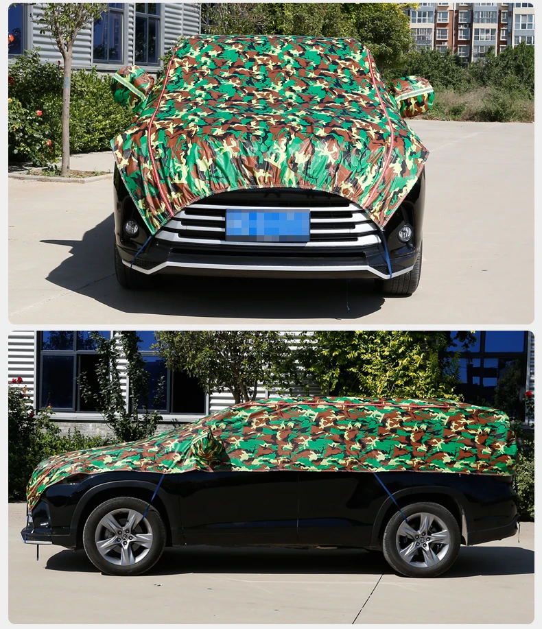 23 new design SUV car clothing half cover rain protection UV protection heat insulation half car cover