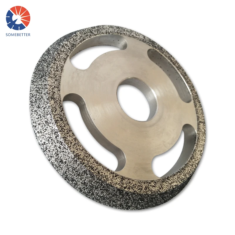 8 дюймов гальваническое покрытие бесцентровой алмазный шлифовальный круг cbn колеса для стеклянных кварцевых камней
