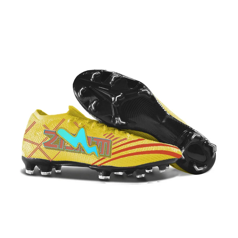 Free Ship Soccer Cleats Dropshipping Zapatos De Soccer Boots Custom Cheap Shoecleats  Full Knit Training tacos futbol OEM 1 Pair