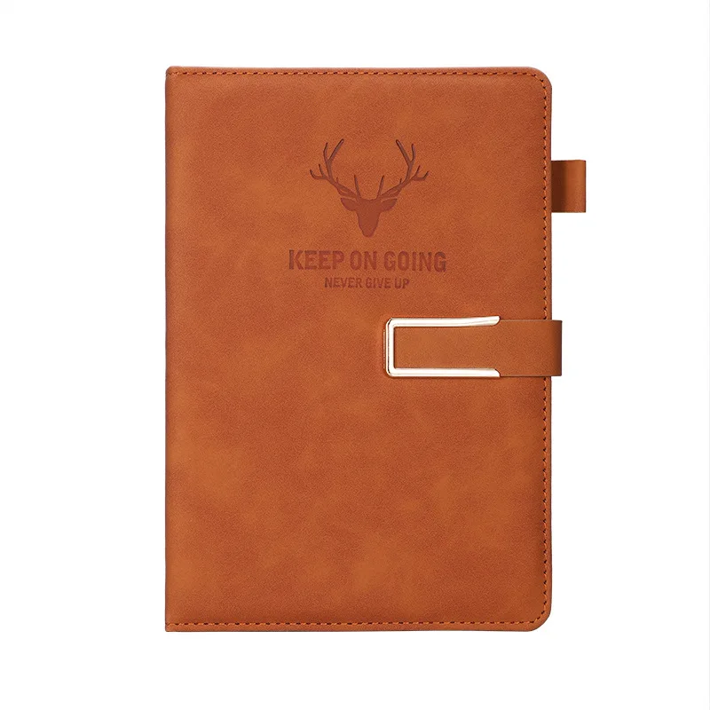 U-buckle simple art cortex thickened notepad creative a5 gift paper products wholesale pu notebook school notebook