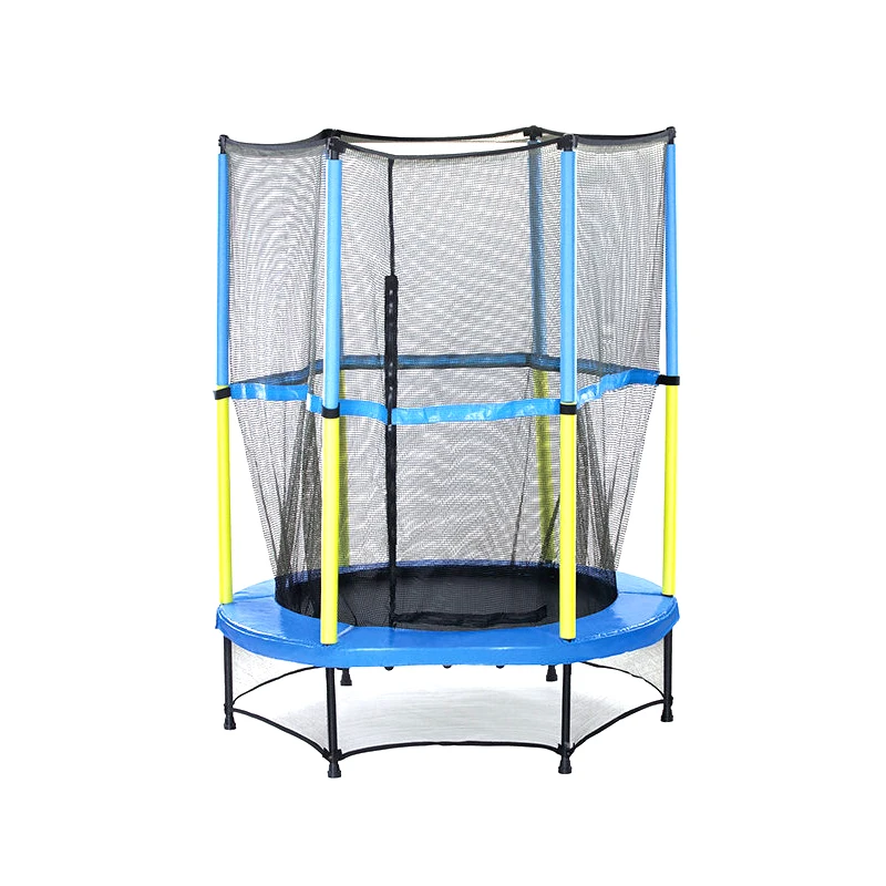 
Safety Pad Net Bungee Kids Outdoors Mini Jumping Trampoline Park With Enclosure 