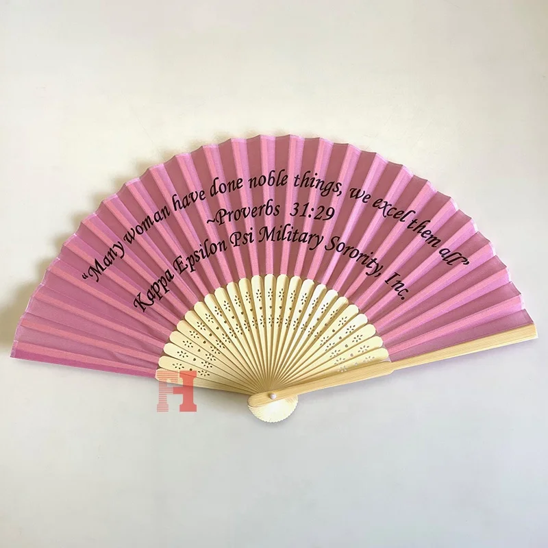 Best Selling Personalized Folding Chinese Bamboo Fan With Custom Print