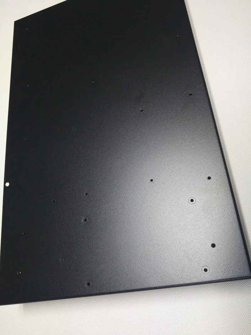 DSP Aluminum powder coating black amplifier box outside shell