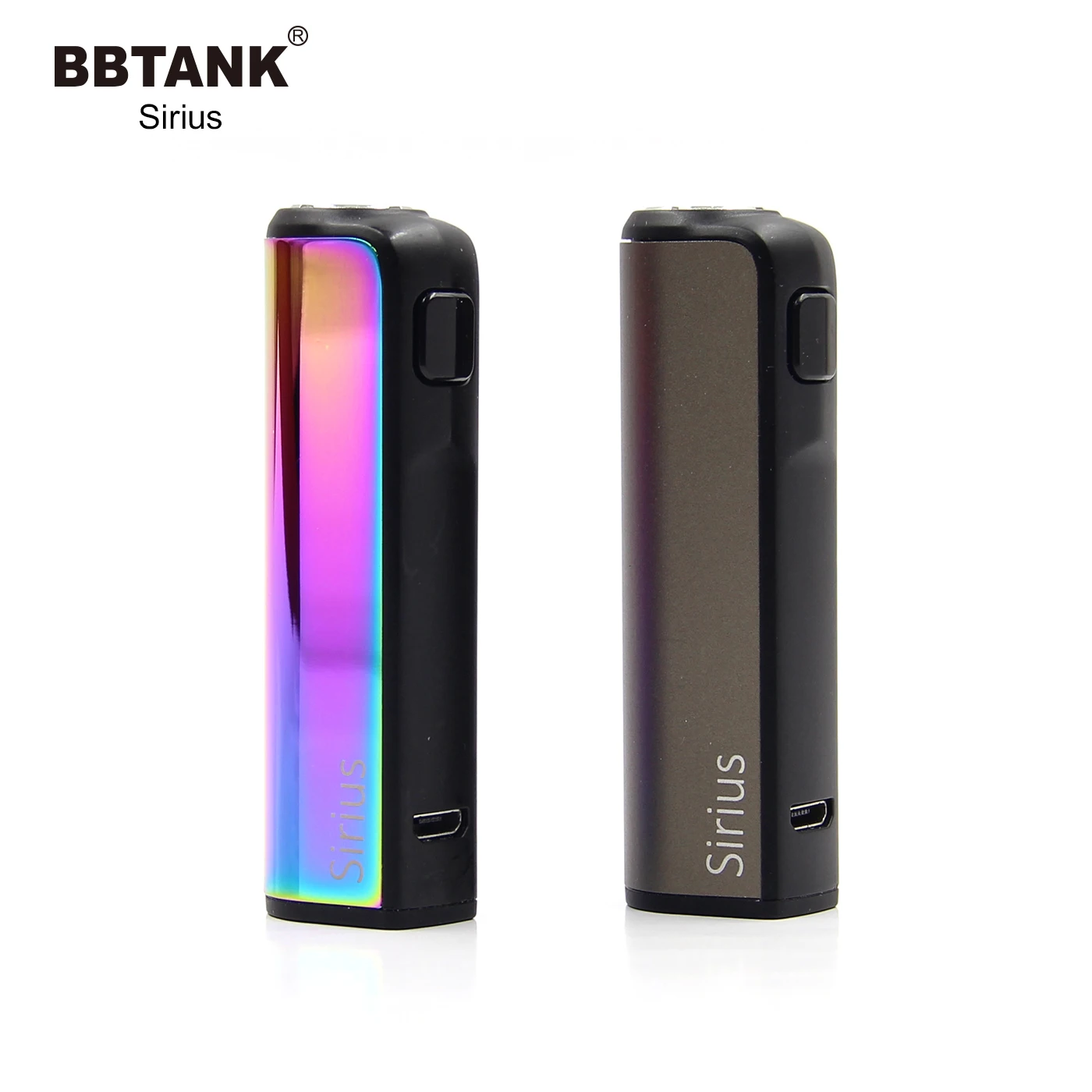 
New New vape design BBTANK Sirius 510 thread custom logo battery voltage adjustable cbd vape pen battery 
