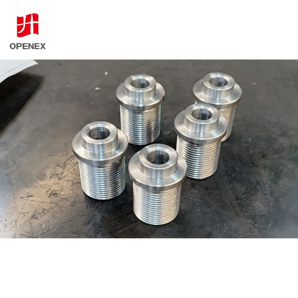Precision Harden Aluminum Carbon Mild Stainless Steel Milling Turning Special Hardware Custom Thread Connect Parts CNC Machining