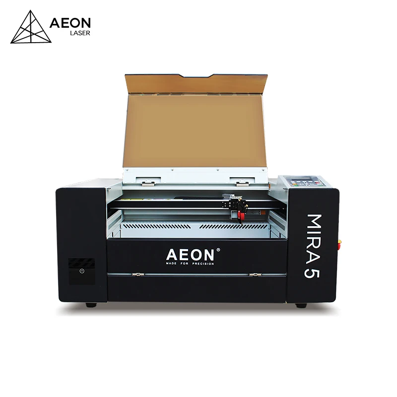 AEON MIRA 5 5030 30W 60W Compact Desktop Co2 laser Laser Cutter Engraver Machine for Wood/Acrylic/Glass/Plastic/Leather/Polywood