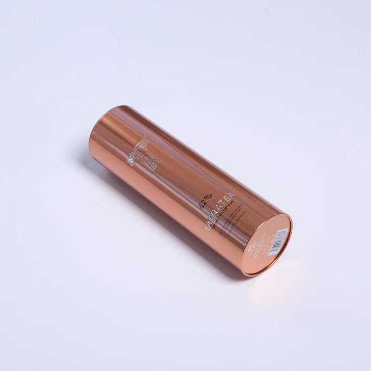 Wine container with embossing custom Wine Tin Box Metal  can vodka packaging iron box