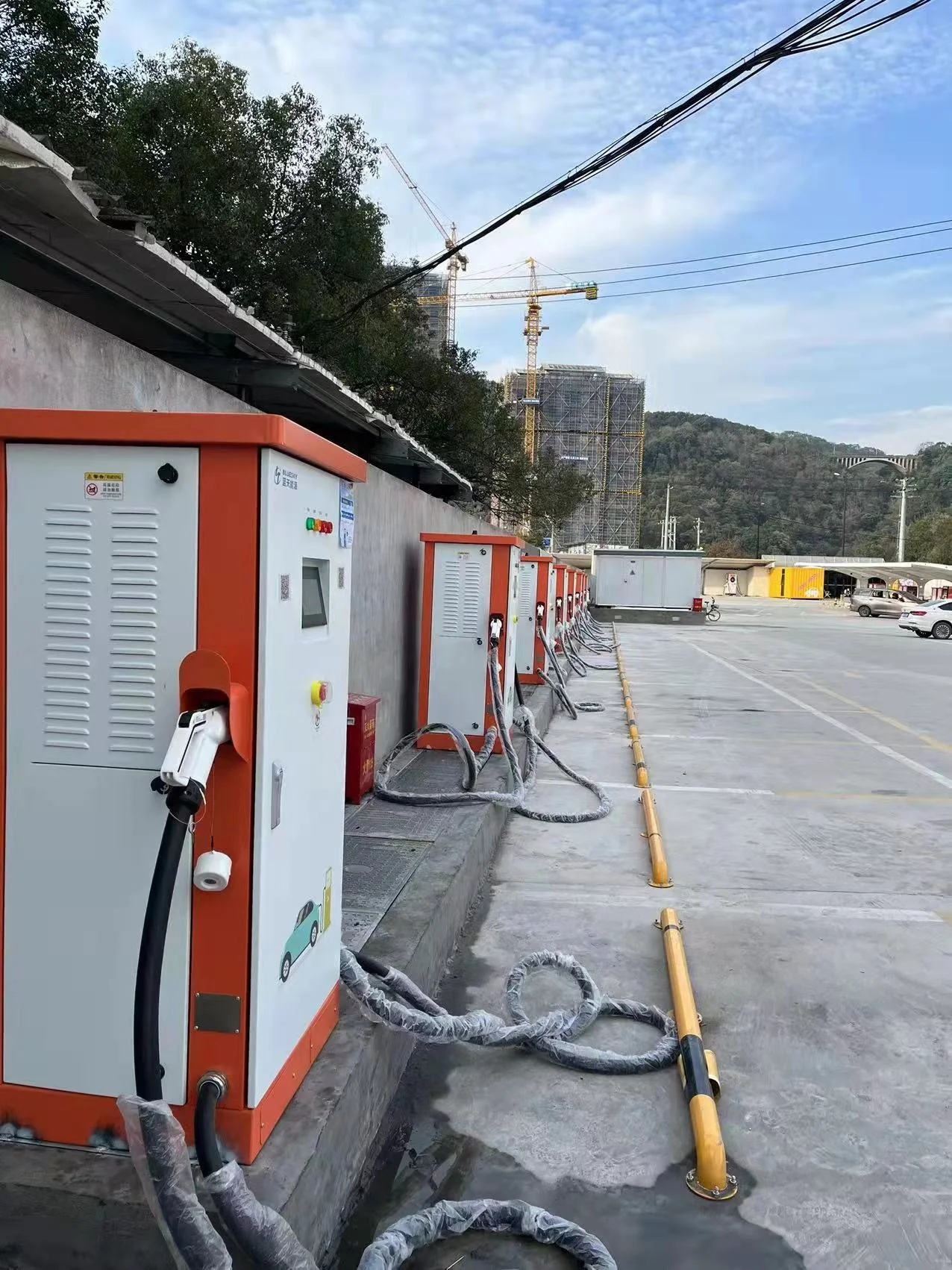 Intelligent Car Charging Piles 120KW CCS DC EV Charging Stations Electric Vehicle Battery EV Charger