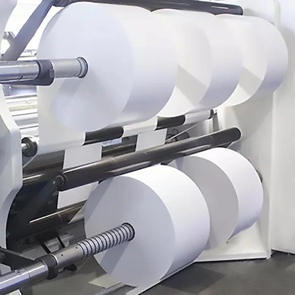 Wholesale Thermal Transfer Label Materials Jumbo Roll Material BPA Free Self Adhesive Thermal Paper Label Raw Materials