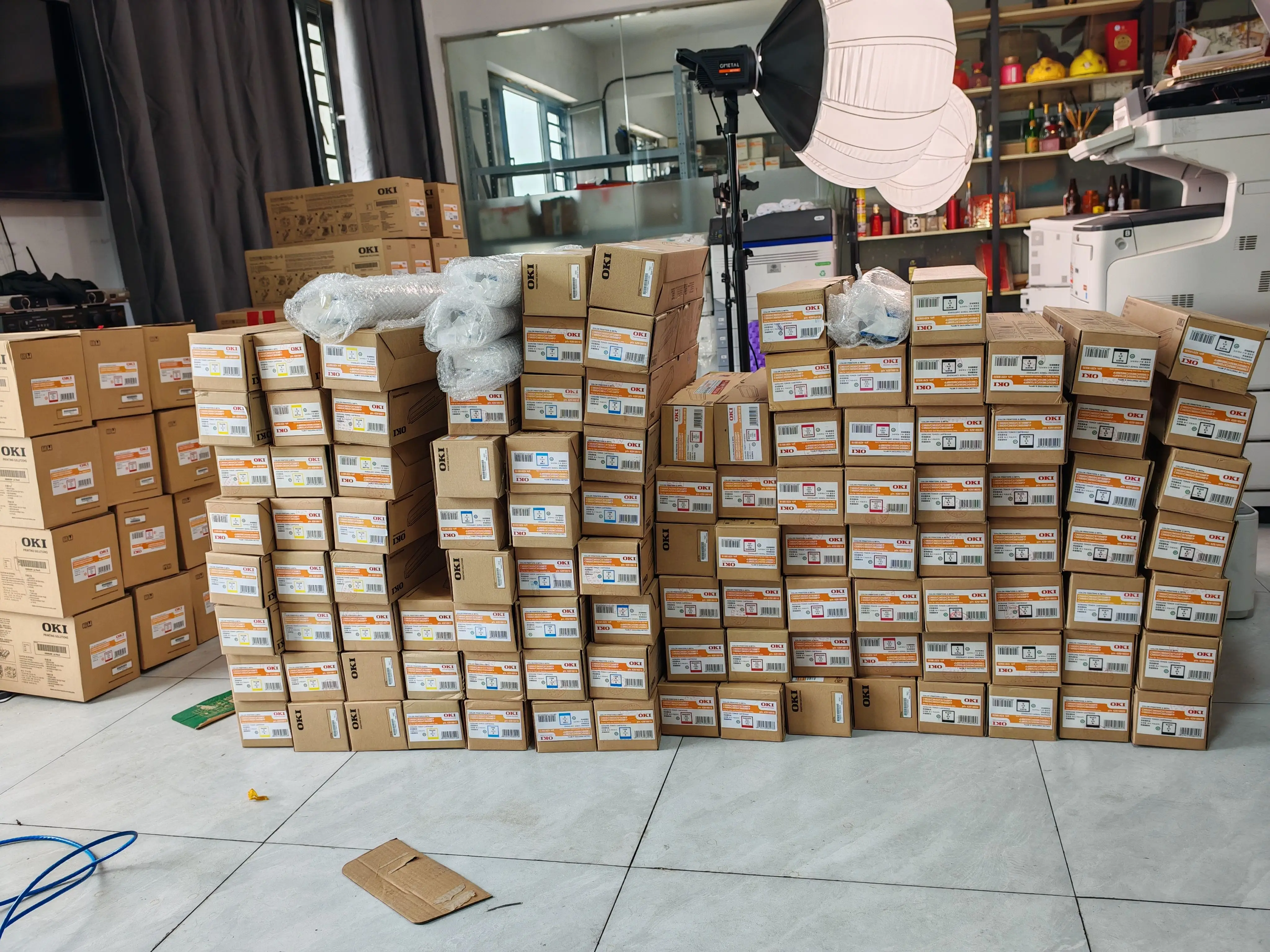 Office supplier for OKI C9600 c9650 9800 9850 original powder box