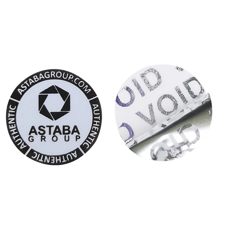 Custom Print  Waterproof Security Electronic Tamper Evident Void Security Sticker For Consumer Electronics
