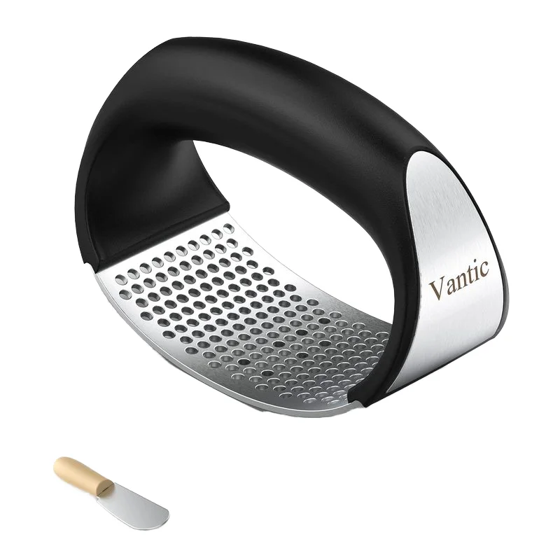 Set of 3 Kitchen Accessories Tool set Ginger Garlic Rocker Manual Held  Garlic Press Stainless Steel Vegetable Tools