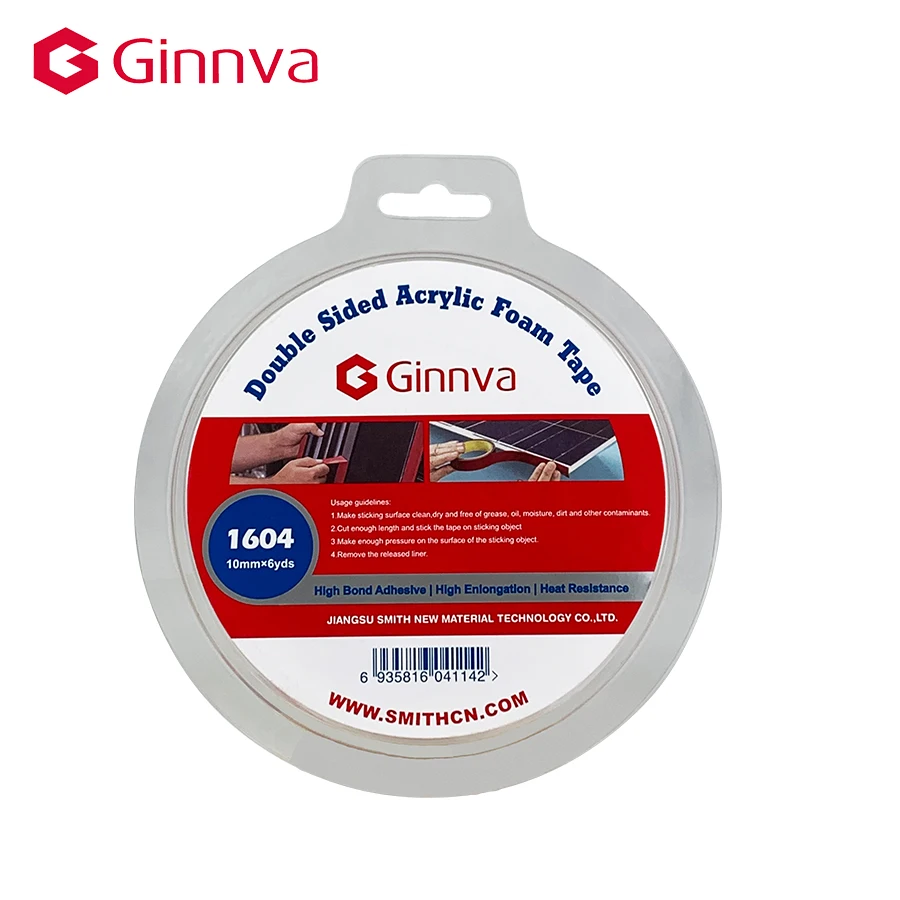 Double sided red automotive Acrylic Foam tape