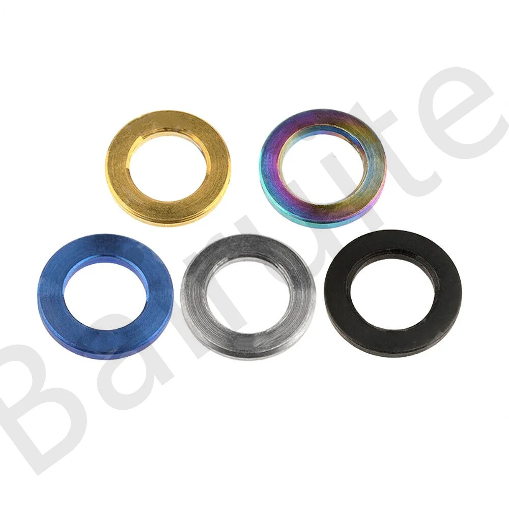 China Quality Titanium Washers Ti M4 M5 M6 M8 M10 Color Motorcycle Flat Washers Gasket titanium bolts with washers TKA