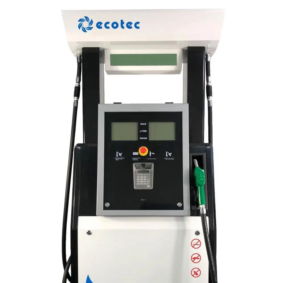 Fueldispenser with Double unit LED display