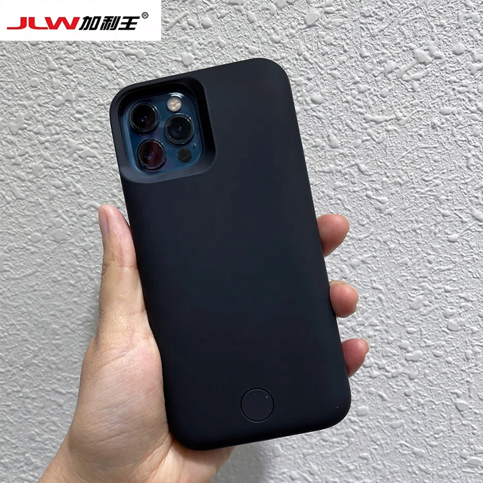 Новое поступление чехол JLW для дополнительной зарядки аккумулятора iphone 12 pro promax с защитой питания 5000 мАч