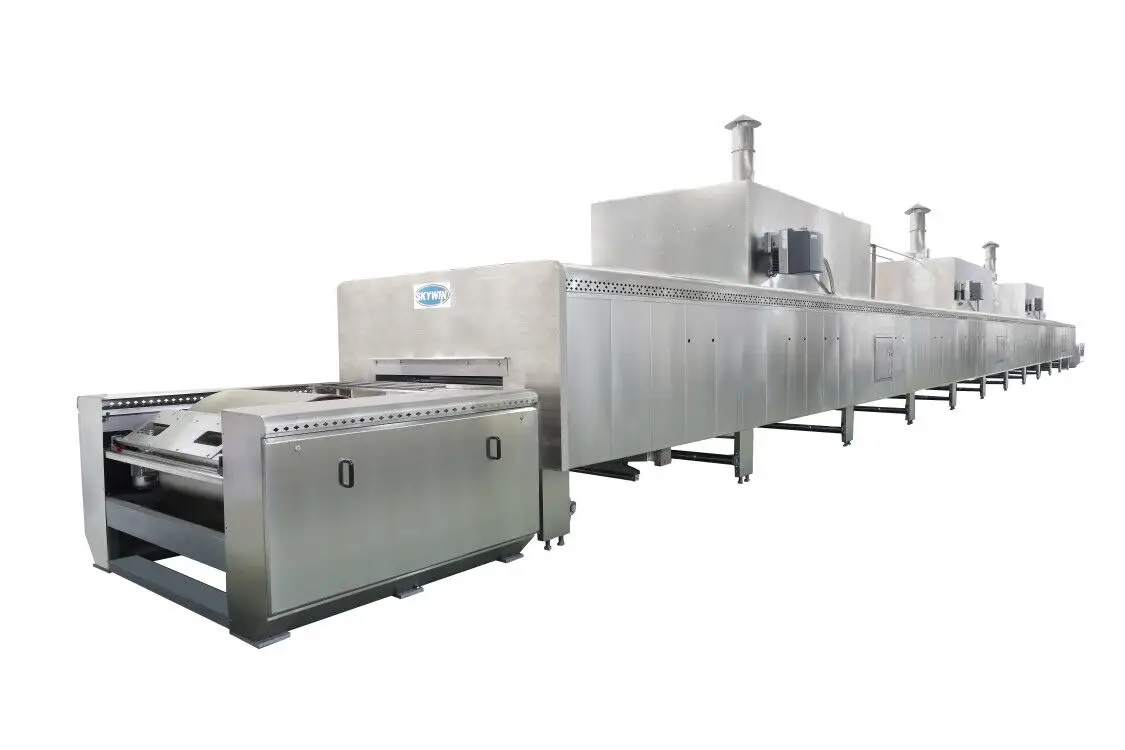 Skywin Industrial Gas Bakery Oven Cookie Biscuit Making Machine Baking Equipment Price