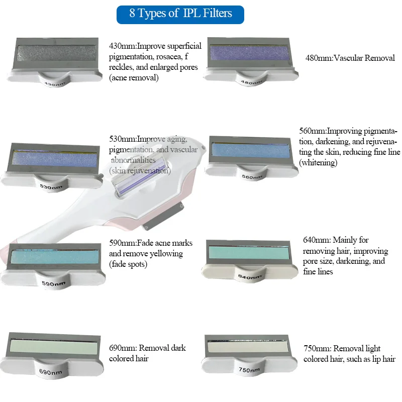 diode pico 2 in 1 laser ipl filter 590nm ipl laser hair removal machine