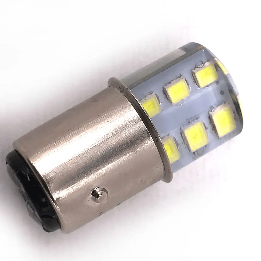 1157 BAY15D 2835 SMD 12 LED Car Signal Light White Red Yellow Brake Light Corner Silicone Parking Bulb 1157  p21/5w 2W Led