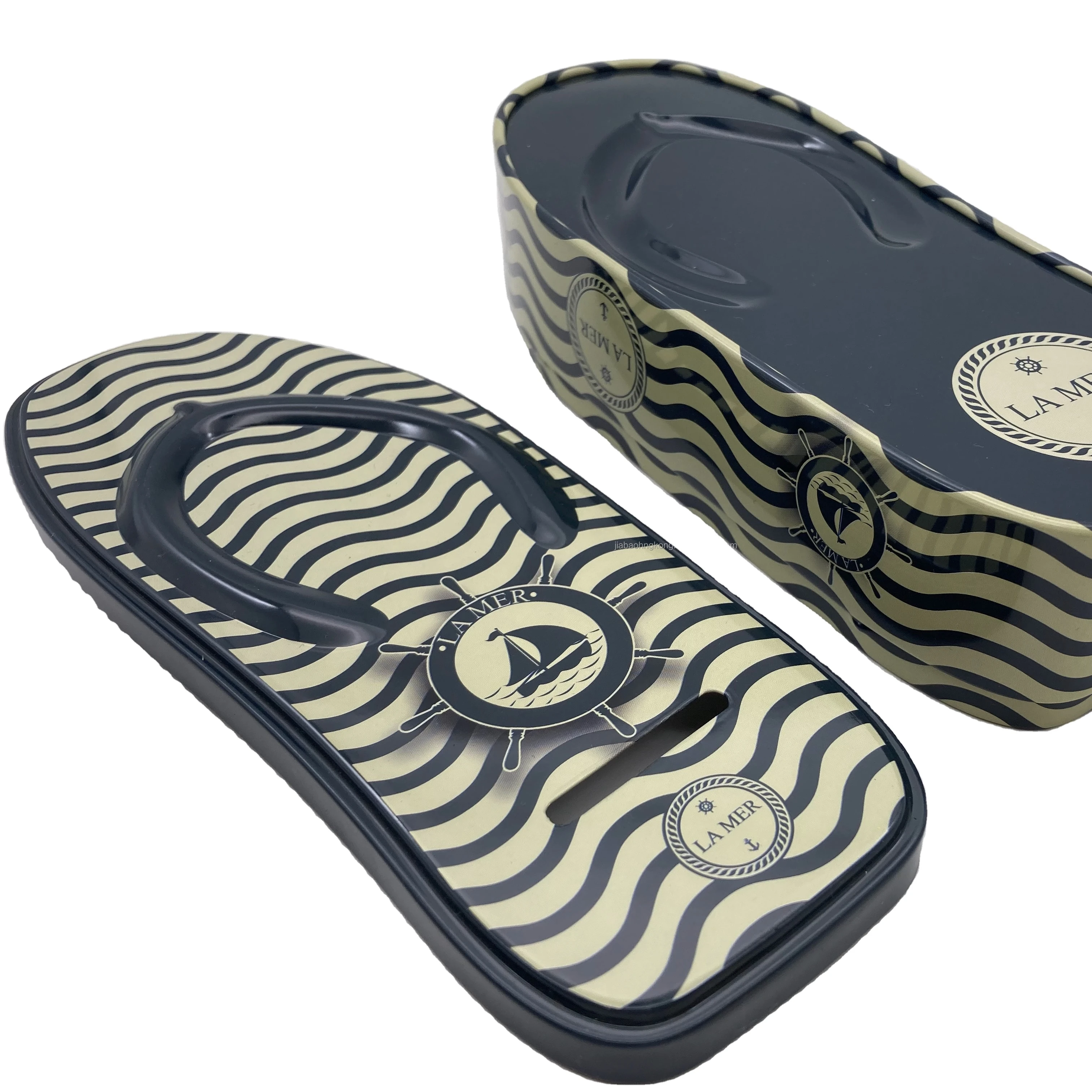 Оптовая продажа, шлепанцы на заказ, металлическая коробка для денег, Подарочная коробка для монет, жестяная упаковка, жестяная коробка