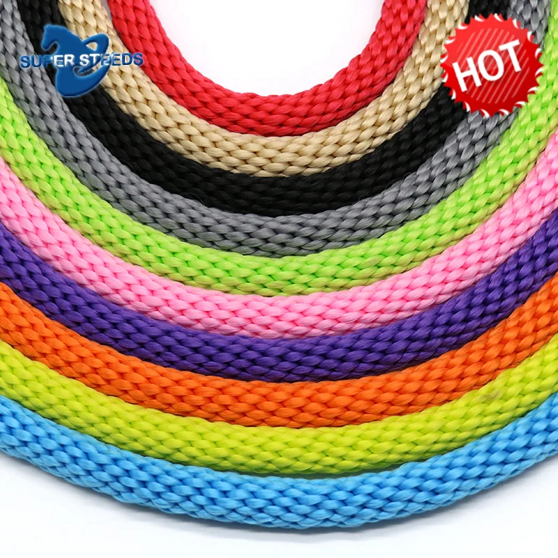 Premium Quality Pink PP Nylon and Cotton Dog Rope Leash Lead Reflective Mountain Climbing Collar for Pets Made from Polyester