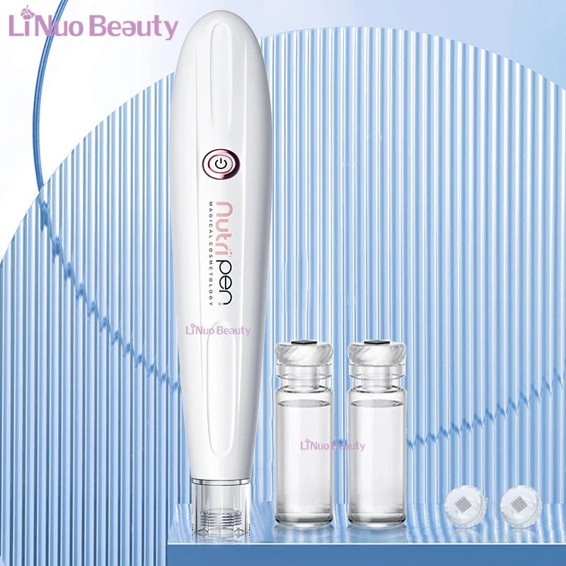 facial hydra beauty pen personal skin care mini electric nano hydro face lifting winkles removal Meso Derma roller pen
