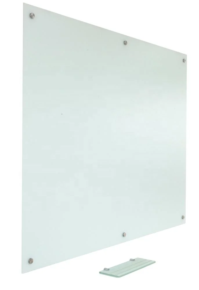 
Anti-glare magnetic glass board used in meeting room 