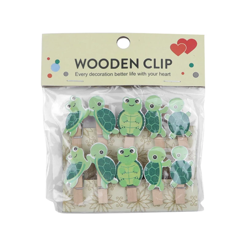 Мультяшные креативные Мультяшные декоративные деревянные зажимы для рукоделия