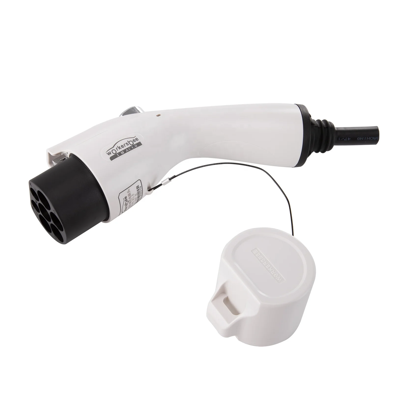 
Гбайт штекер терминал достаточно длинный зарядный Электрический штекер соединитель кабельный зажим AC посеребренный терминал EV штекер 