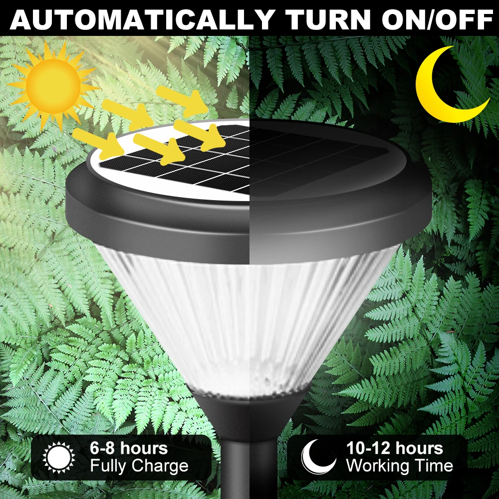 LAP Aluminum Decorative Path Garden Light Outdoor Waterproof IP65 Solar Led Lawn Lights