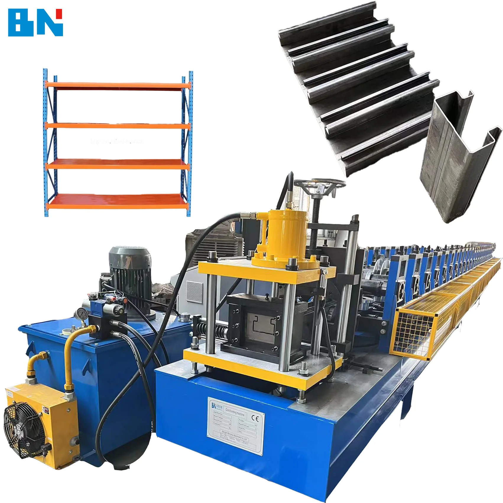 Warehouse Shelving racking beam roll forming machine upright rack roll forming machine
