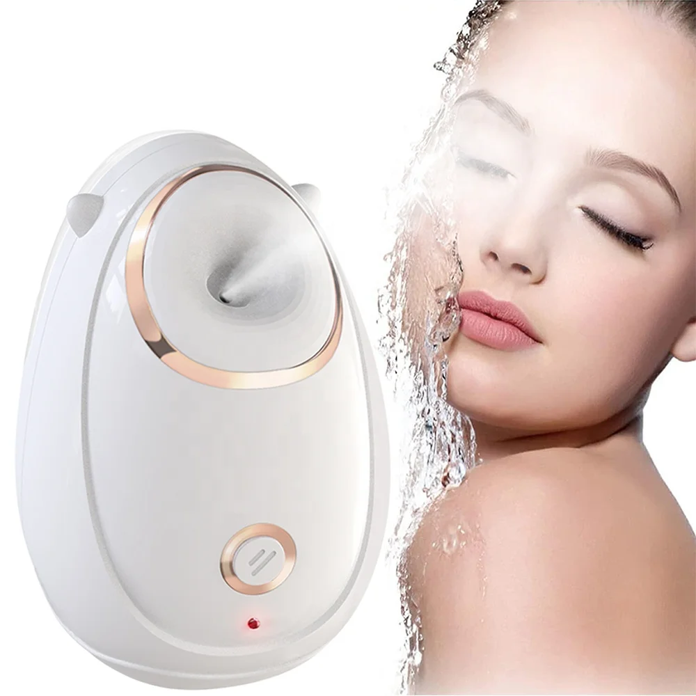 Face Cleansing Nano Mist Sprayer Customized Electric Deep Manual Large Portable Ultrasonic Nebulizer Anion Facial Warm Steamer
