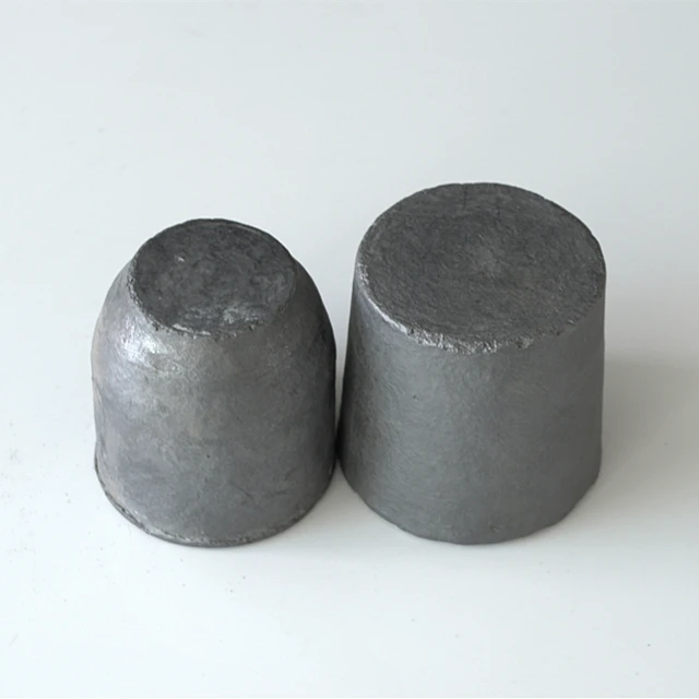 Clay graphite silicon carbide crucible for melting cast iron