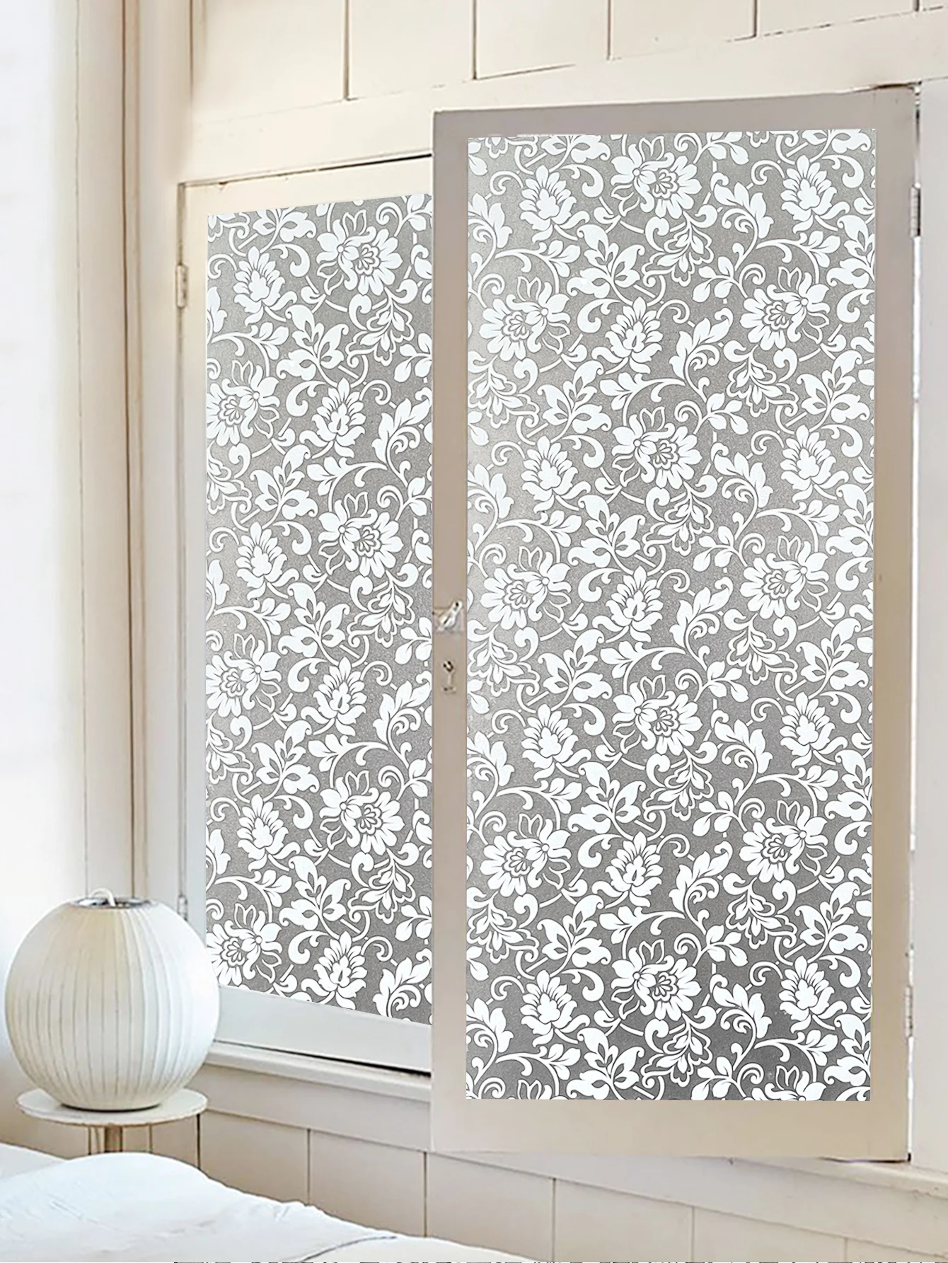 Decorative Window insulation glass covering paper 3D static cling removable colorful rainbow privacy window film
