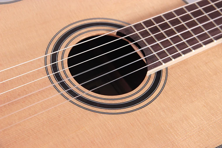 High Quality Mini Guitar 3/4 36 Inch Nature Spruce Top Solid Wood Handmade 6 Nylon Strings Travel Classical Acoustic Guitare